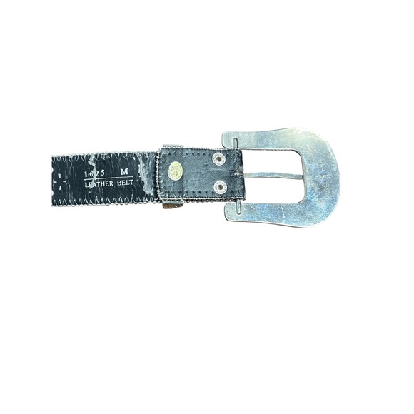 Y2K Rhinestone Skull & Bones Bling Belt main image 4